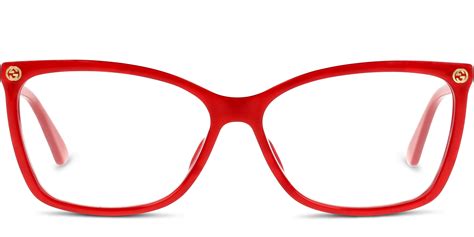 gucci gg0025o red eyeglasses|Gucci women's gg0022s 57mm sunglasses.